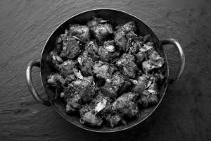Garlic Mutton Dry