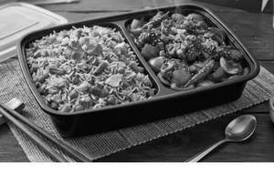 Veg Fried Rice With Chilli Chicken