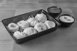 Chicken peri peri steamed momos