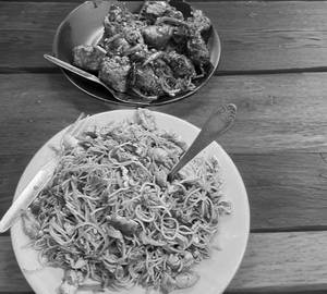Chicken Chilli With Chicken Chowmein