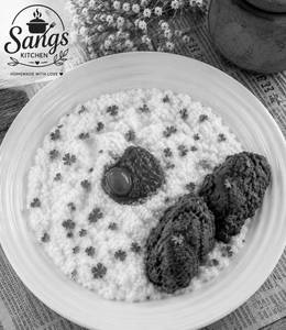 Curd Rice With Kabab