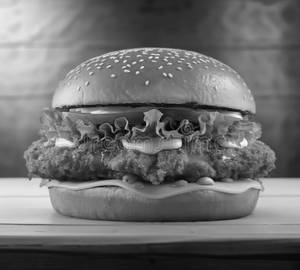 Crispy Fried Chicken Burger With Cheese