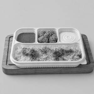 Fried chicken meal tray