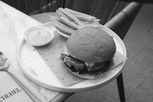 Chicken Smash & Cheese Burger