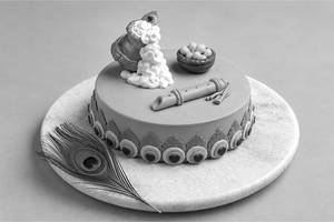 Janmashtami Special Eggless Cake