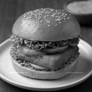 Veg Crunchy Paneer Burger