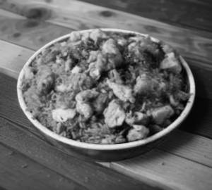 Chicken schezwan fried rice