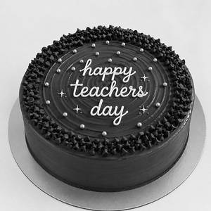 1/2 Kg Teacher's Day Chocolate Truffle Cake