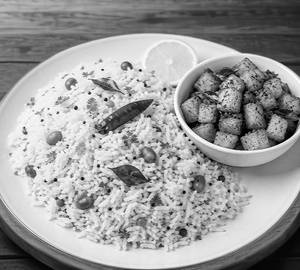 Lemon Rice With Potato Fry