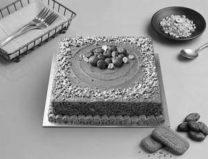 Nutella Hazelnut Square Cake