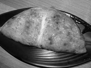 Onion Cheese Calzone