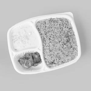Biryani Rice, Raita & Murgh Tikka (2 Pcs)