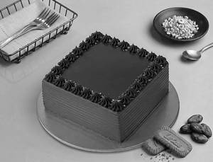 London Caramel Choco Square Cake