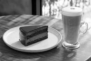 Cafe Latte- Small & Chocolate Truffle Slice