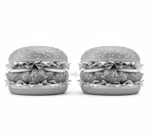 Double chicken burger
