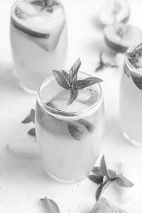 Fresh Peach Mojito