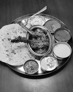 Mutton Chops Thali