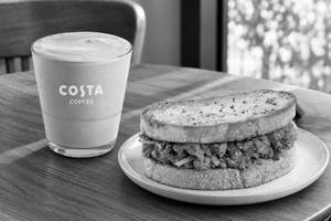 Cold Coffee- Regular &  Roasted Chicken Sourdough Sandwich