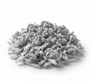 Chicken loaded fries