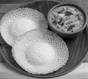 Appam With Allepey Vegetable Curry