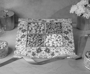 4 Khand Dry Fruit Tray