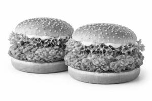 Double veg burger
