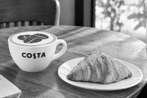 Cappuccino-small & Classic Butter Croissant