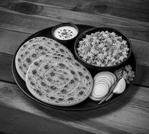 Egg Bhurji & 2 Paratha