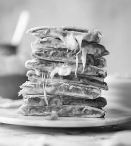 Mexican Fried Bean Quesadilla