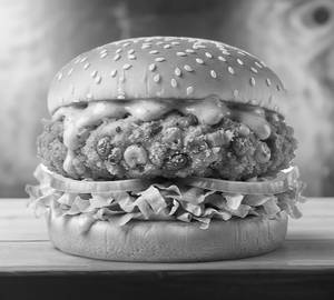 Spicy veg crown burger