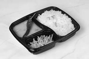 Gujarati Dal With Basmati Rice And Roasted Papad