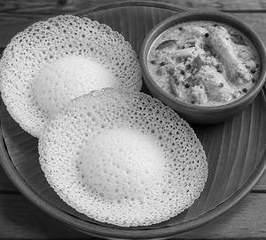 Appam With Chicken Stew