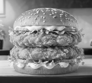 Double kingcrunch burger