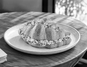 Creamy Mushroom Cheese Croissant
