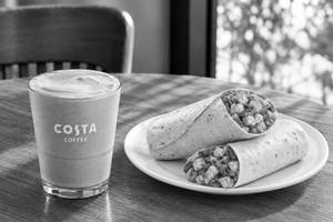 Cold Coffee- Regular & Spicy Paneer Wrap