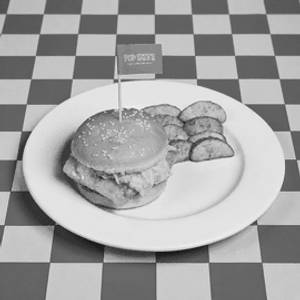 Fish Steak Burger