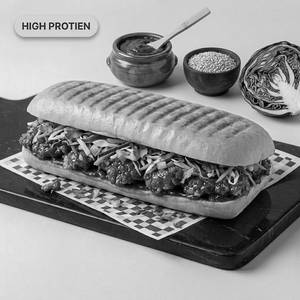 Korean Chicken Panini Grilled Sandwich