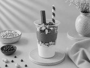 Nutty Chocolate Crunch Ice Cream Sundae - (240 Ml)