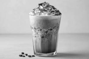 Thick cold coffee
