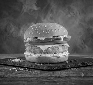 Creamy Garlic Potato Burger