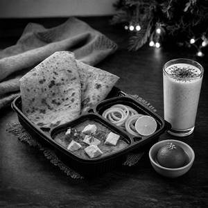 Paneer Kadai Paratha Meal