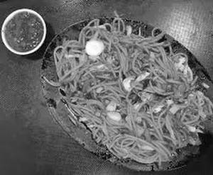 Schezwan Mushroom Noodles