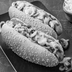 Cheese Mushroom Hot Dog