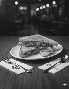 Peri Peri Paneer Sandwich
