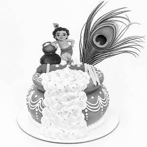 02 - Special Janmashtami Butterscotch Cake 650gm