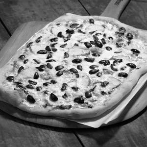 Black And White Pizza