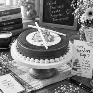 Teacher'S Day Butterschotch Cake [500 Gms]