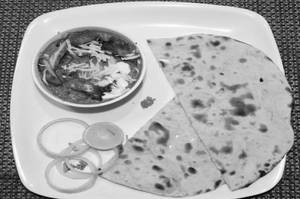 Half Butter Chicken + 3 Roti
