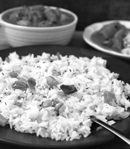 Onion Capsicum Rice