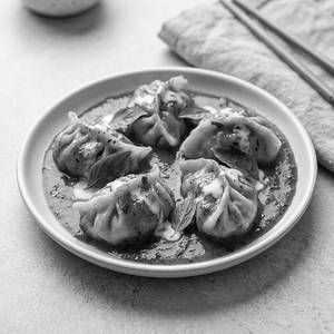 Thai Red Curry Chicken Momos (5 Pc)